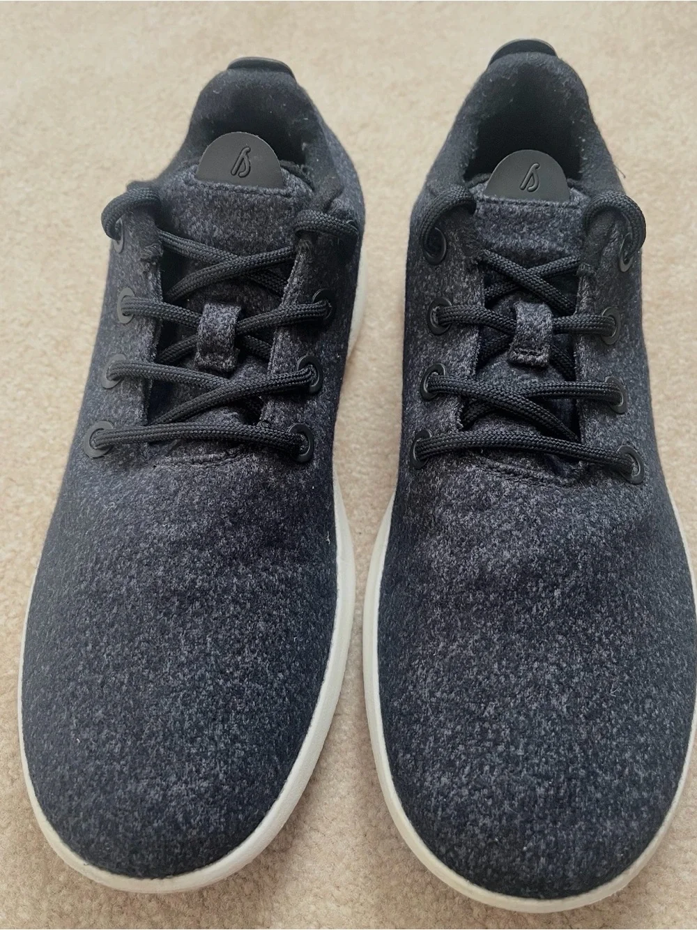 Allbirds Wool Runner Men’s 13 Black Merino Wool Sneakers Comfort Walking Shoes